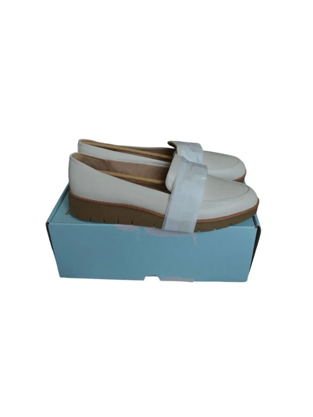 New LifeStride Women's Optimist Loafers Bone Size 11W Neutral Preppy Coquette